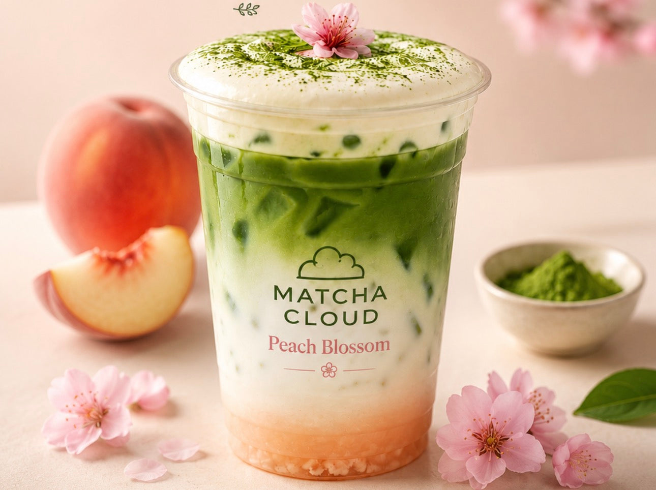 Peach Blossom Matcha